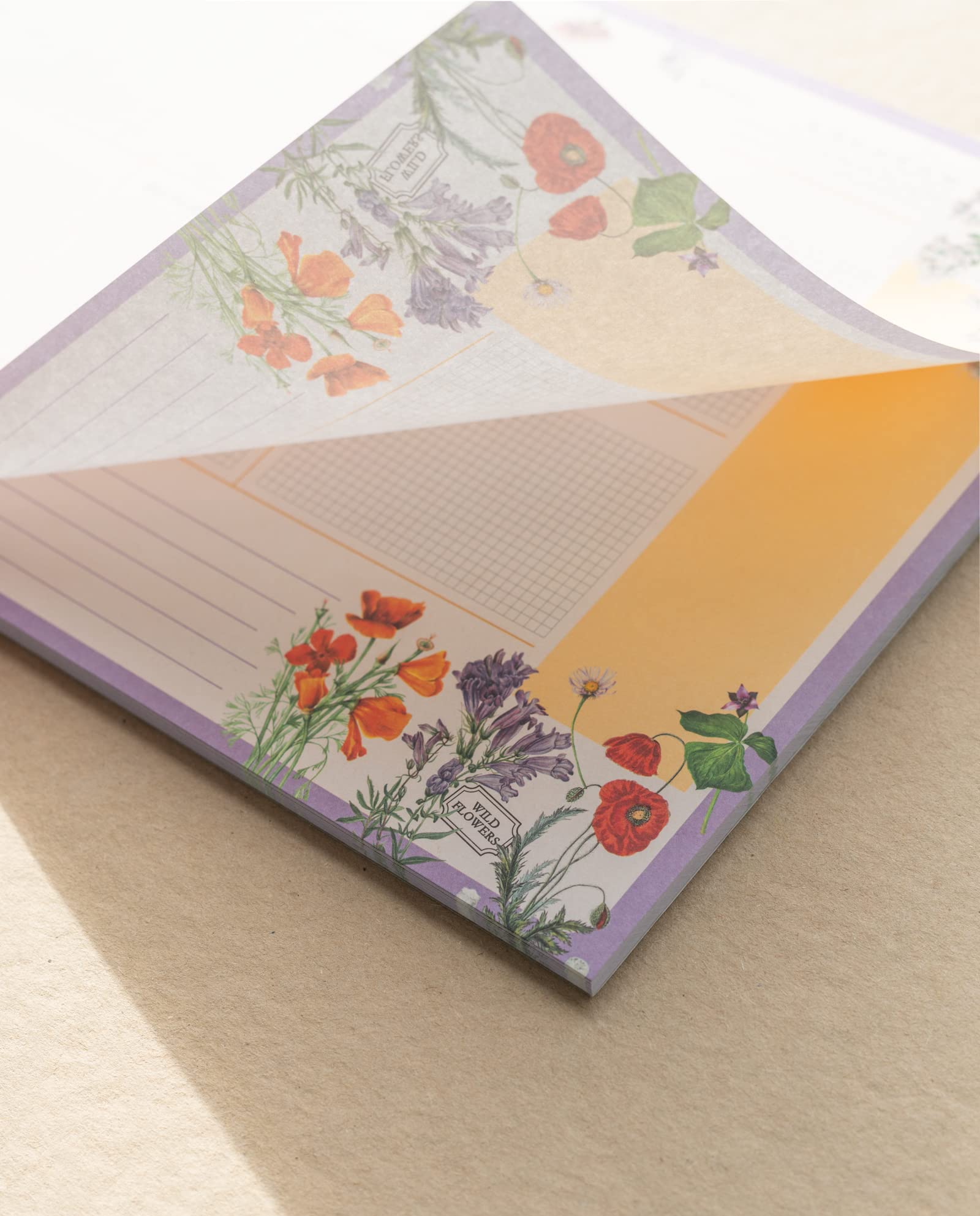 Grupo Erik Weekly Planner A4 In Italian - Wild Flowers - Image 4