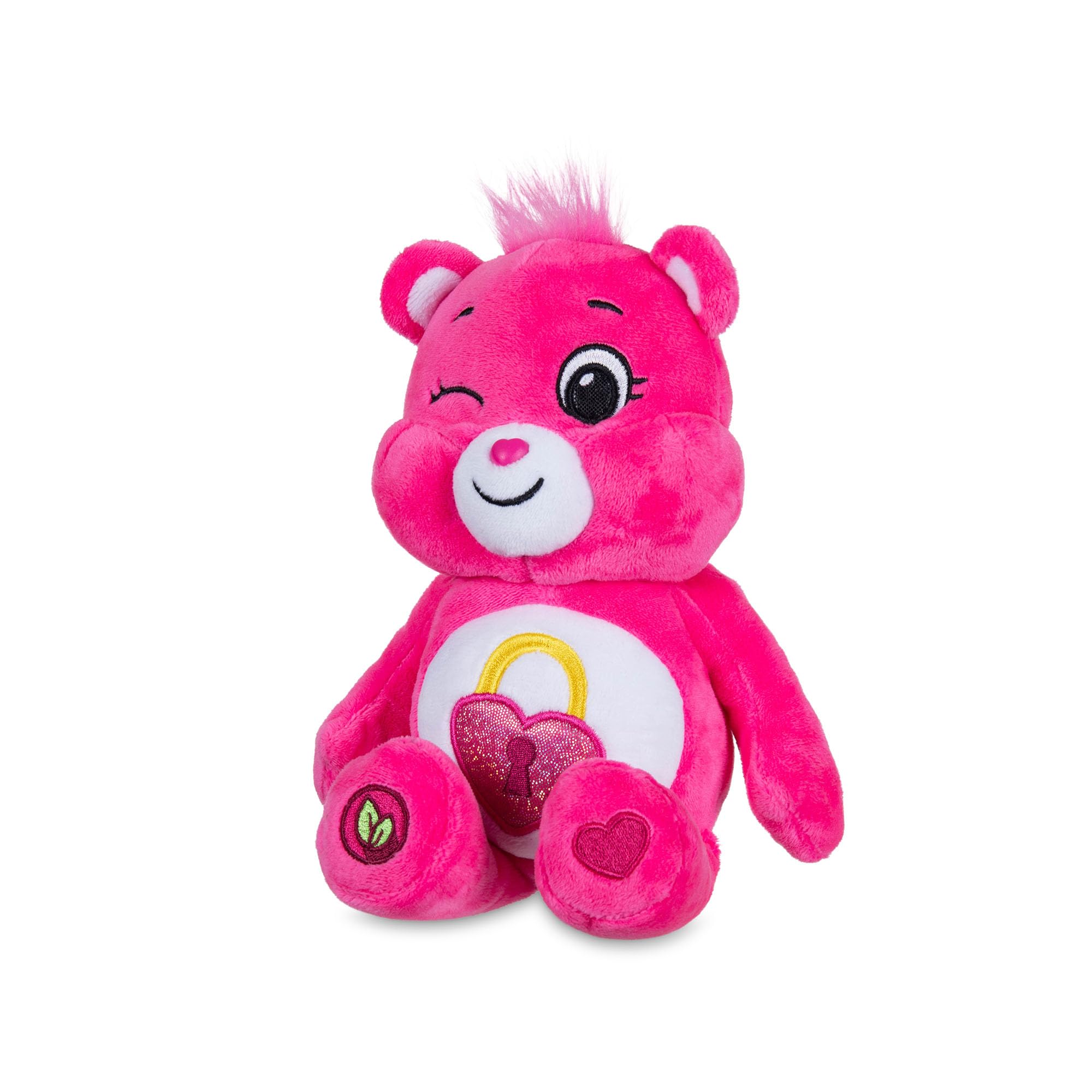 Basic Fun Care Bears 22cm Sparkle Plush, Secret Bear Eco-Friendly Soft Toy with Glittery Belly Badge - Image 2