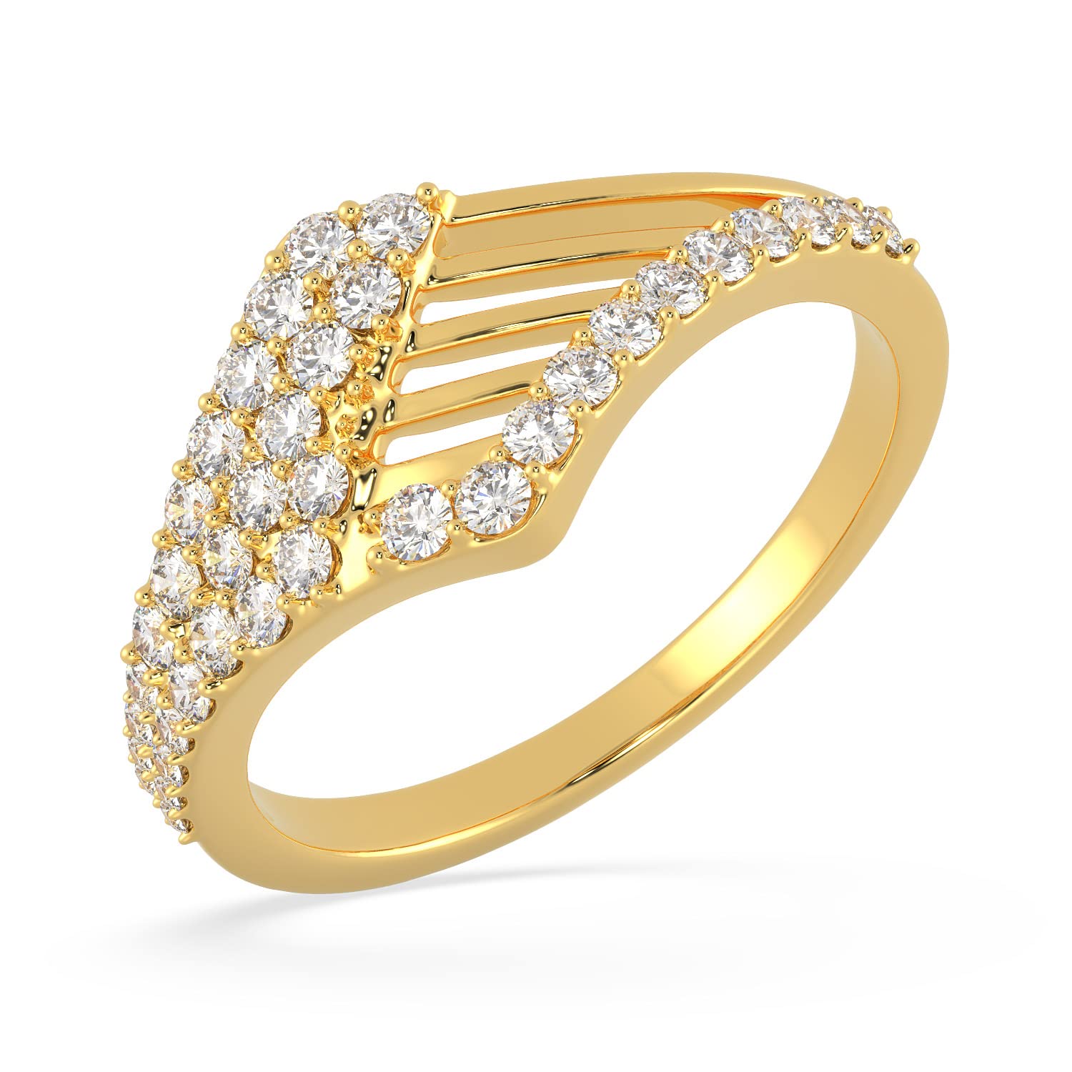 Malabar Gold Pure Gold Diamond Rings Malabar Gold Diamonds Yellow
