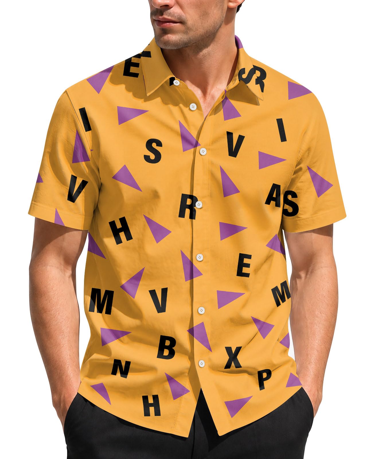 99TIMORO Movie Characters Halloween Shirt for Men Short Sleeve Top
