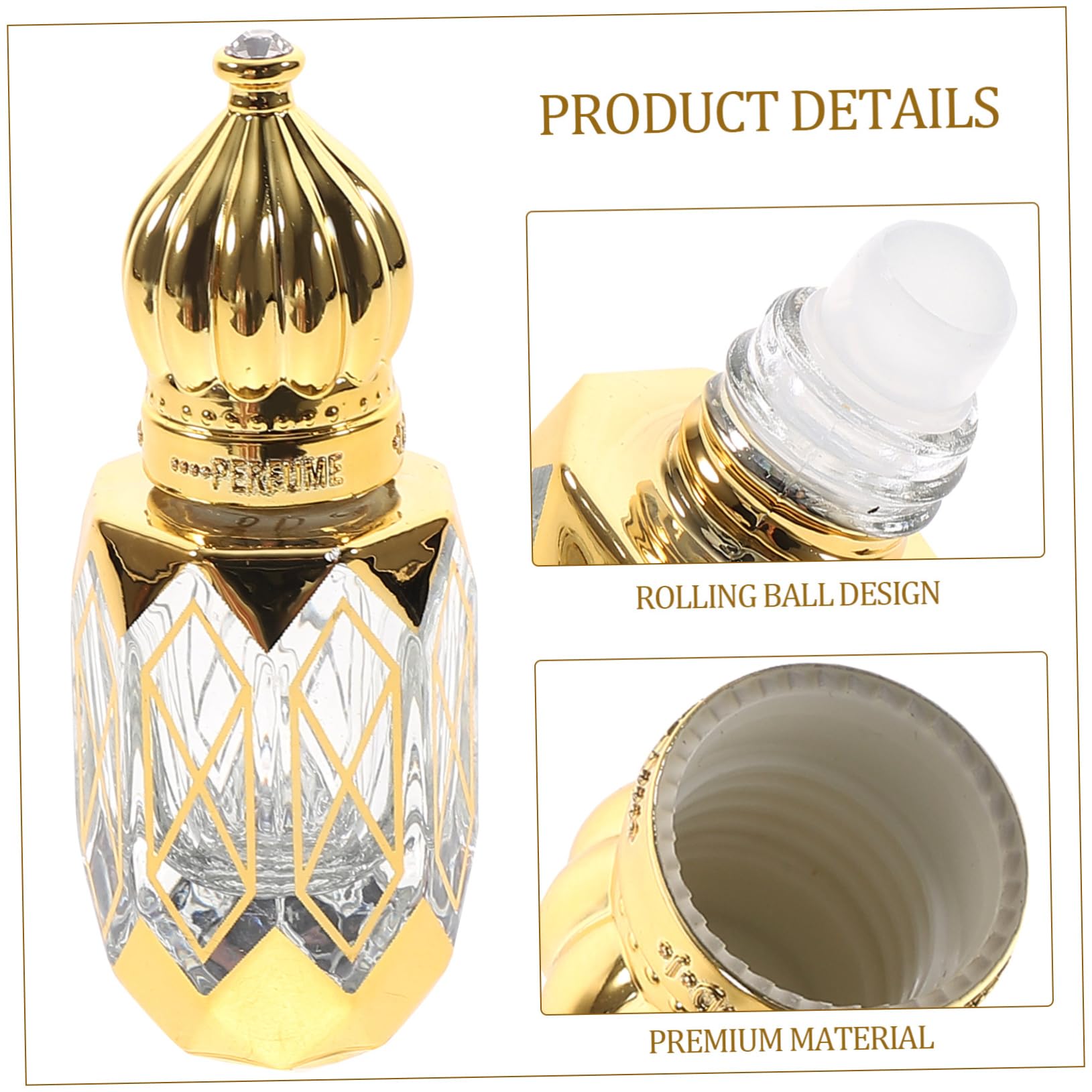 Alipis 4 Set Bottiglia Di Profumo Tascabile Refillable Perfume Bottles Essential Oil Flaconi Spray Per Oli Essenziali Bottiglie Contenitore Mini Bottiglia Da Viaggio Bicchiere 2 Pezzi * 4