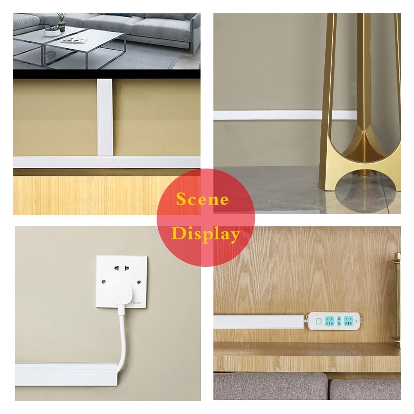 Canaleta ocultadora de Cables PVC