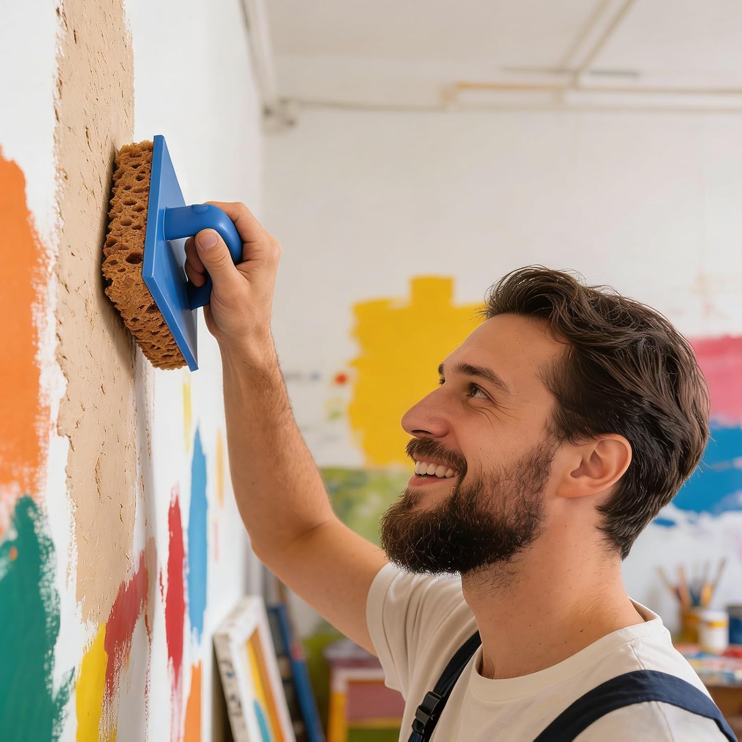 Foam Paint Brushes,Seaweed Texture Tools,Paint Sponge - for Shower Bathroom Kitchen Wall Ceiling