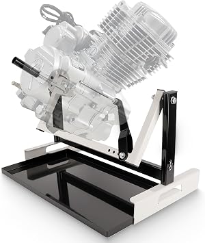 Motorcycle Engine Stand for All Vertical Single-Cylinder 2-Stroke or 4-Stroke Small Engines, Rotary Motocross Engine mounts