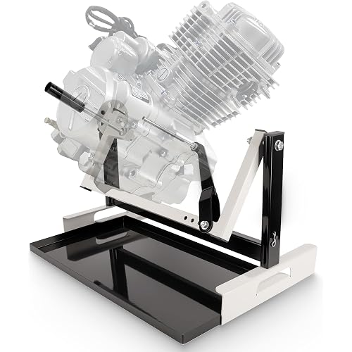 Motorcycle Engine Stand for All Vertical Single-Cylinder 2-Stroke or 4-Stroke Small Engines, Rotary Motocross Engine mounts