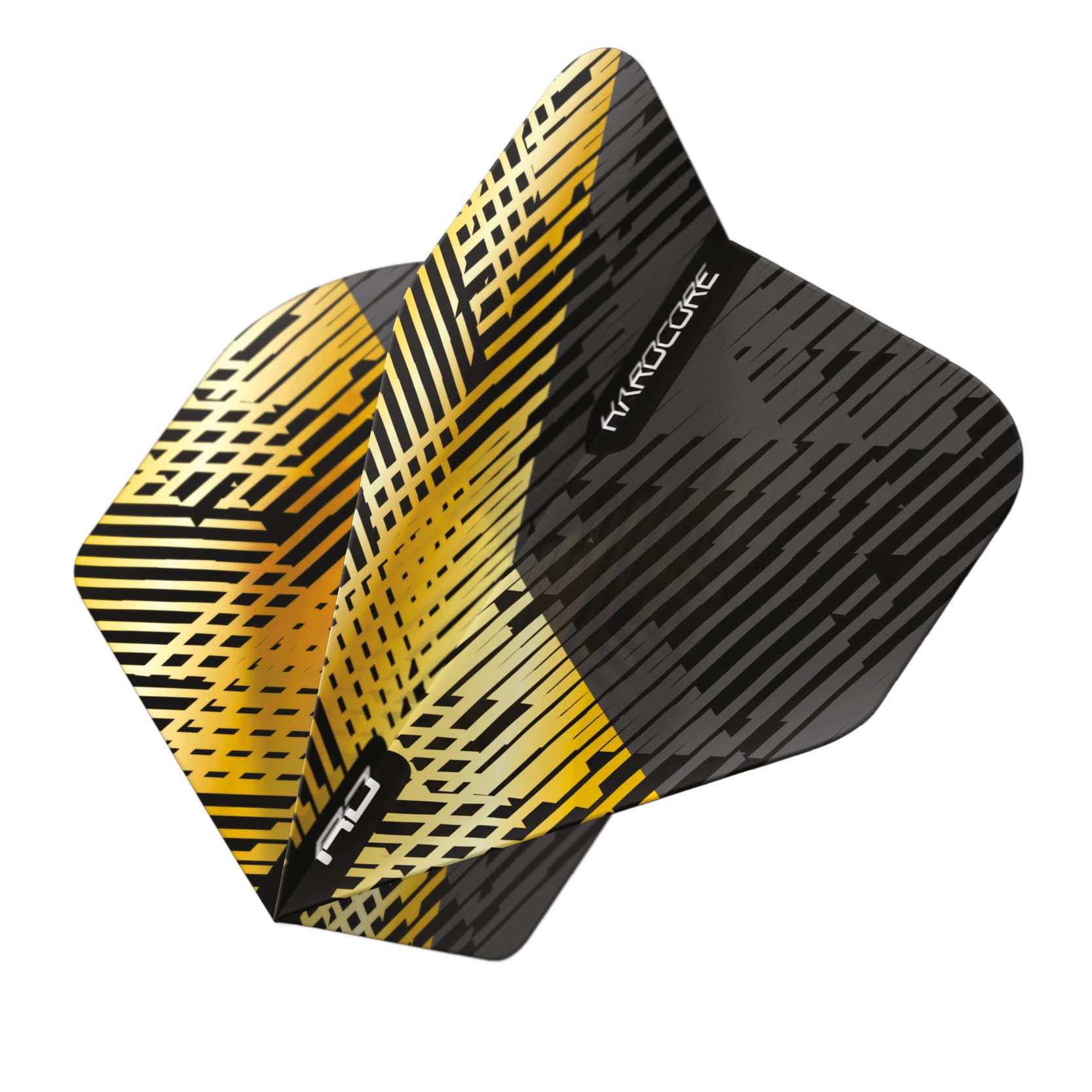 RED DRAGON Hardcore Premium Gold & Black Fleck lotki – 3 zestawy w opakowaniu (łącznie 9 lotów w rzutkach)