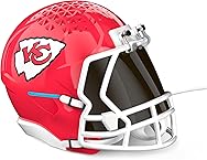 NFL Echo Dot Bundle: Includes Echo Dot | Glacier White and Limited-Edition NFL Helmet Stand | Kansas City Chiefs