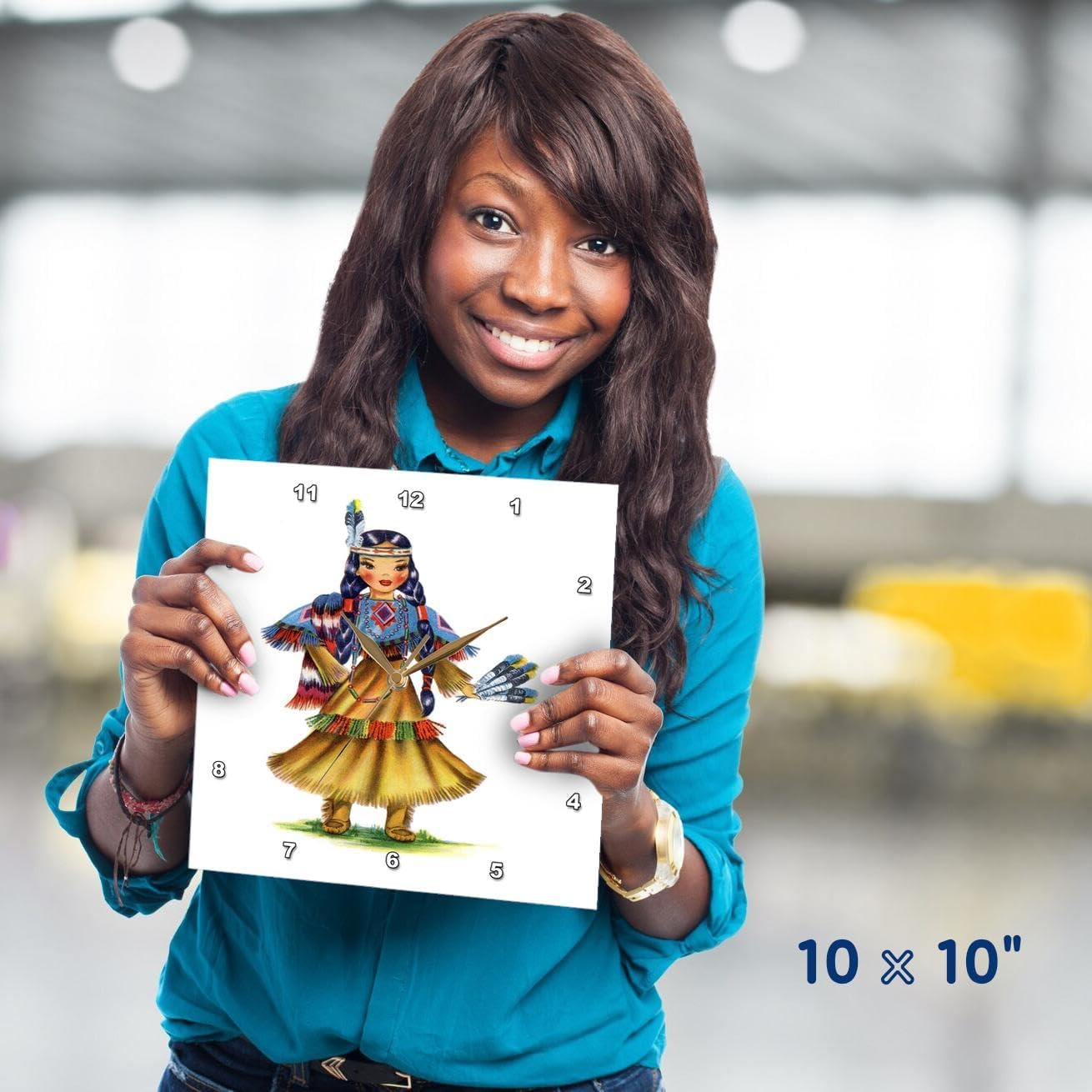 3dRose 10 Wall Clock