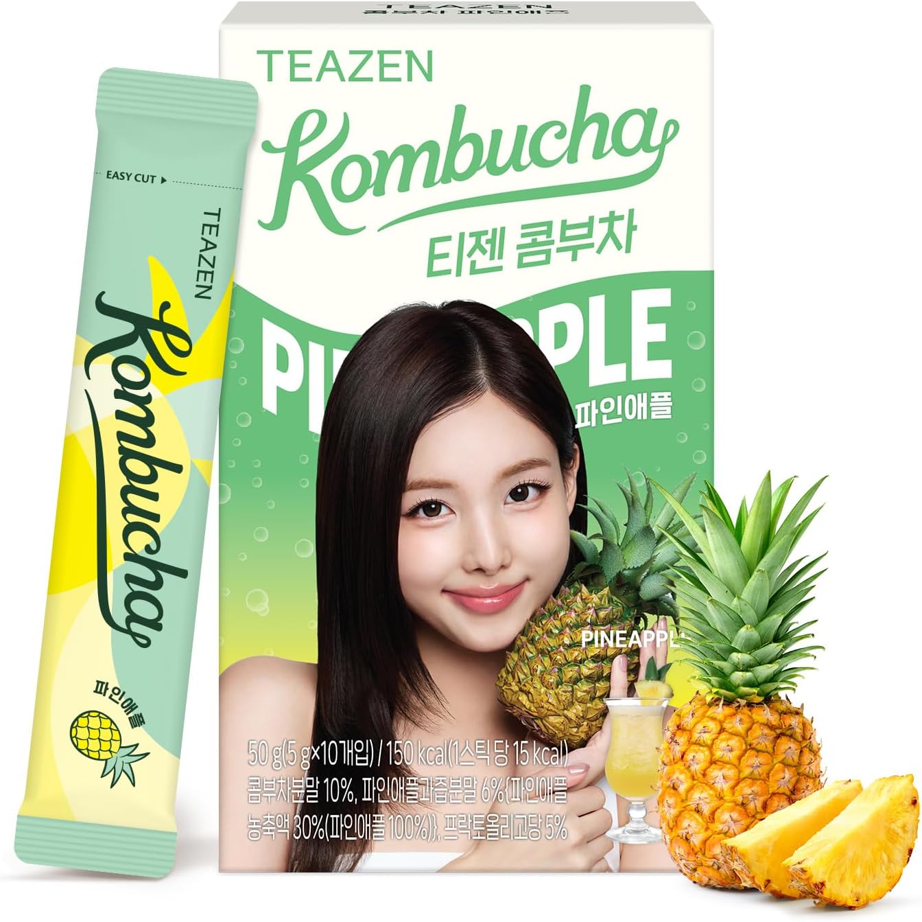 Kombucha Pineapple Probiotics (10 sticks)