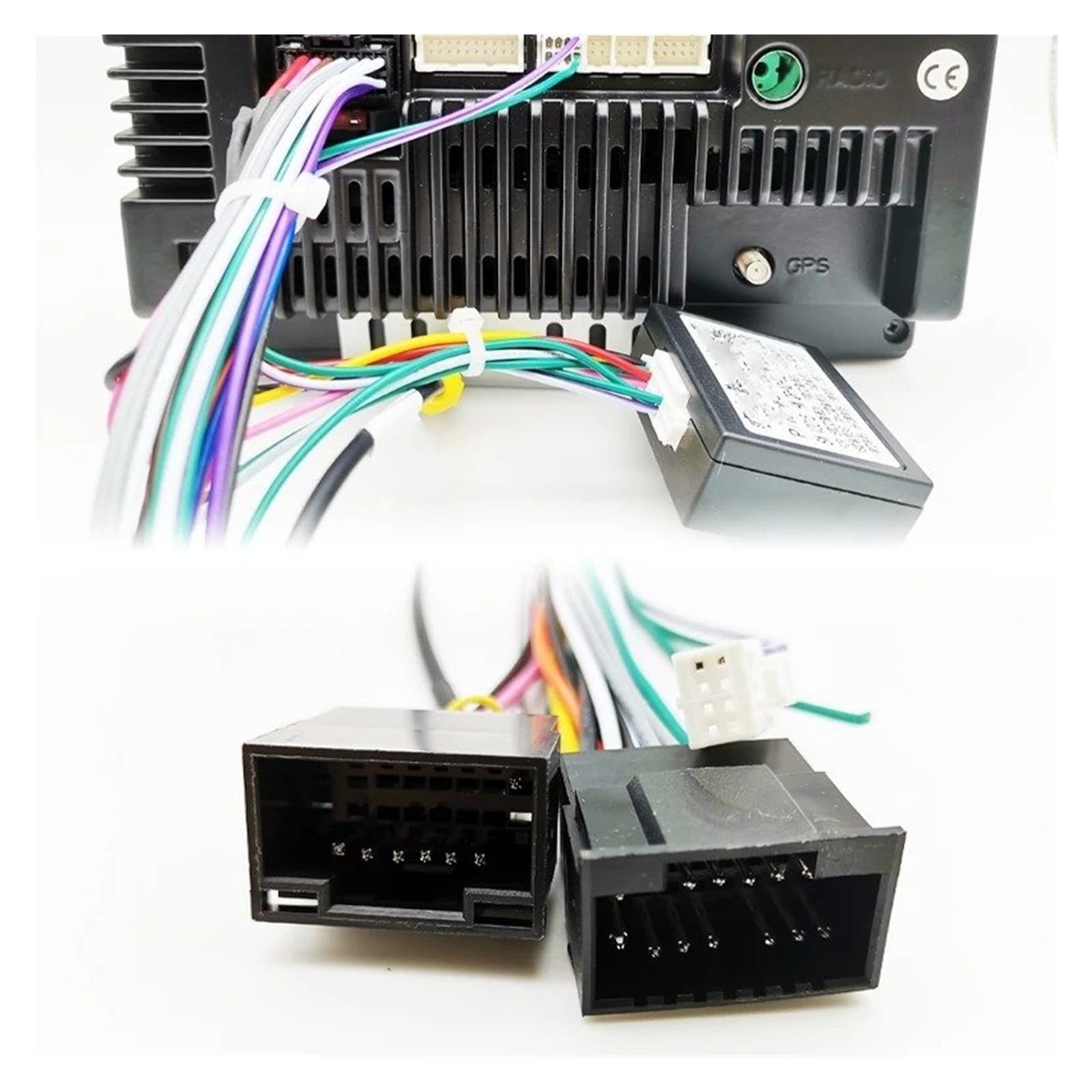 para Chery para Grand para Tiggo 5 Adaptador Cableado Radio Bus Can Conector Clavija 16 Pines Cable Unidad Principal Android Cámara Coche Kit Panel Marco Radio