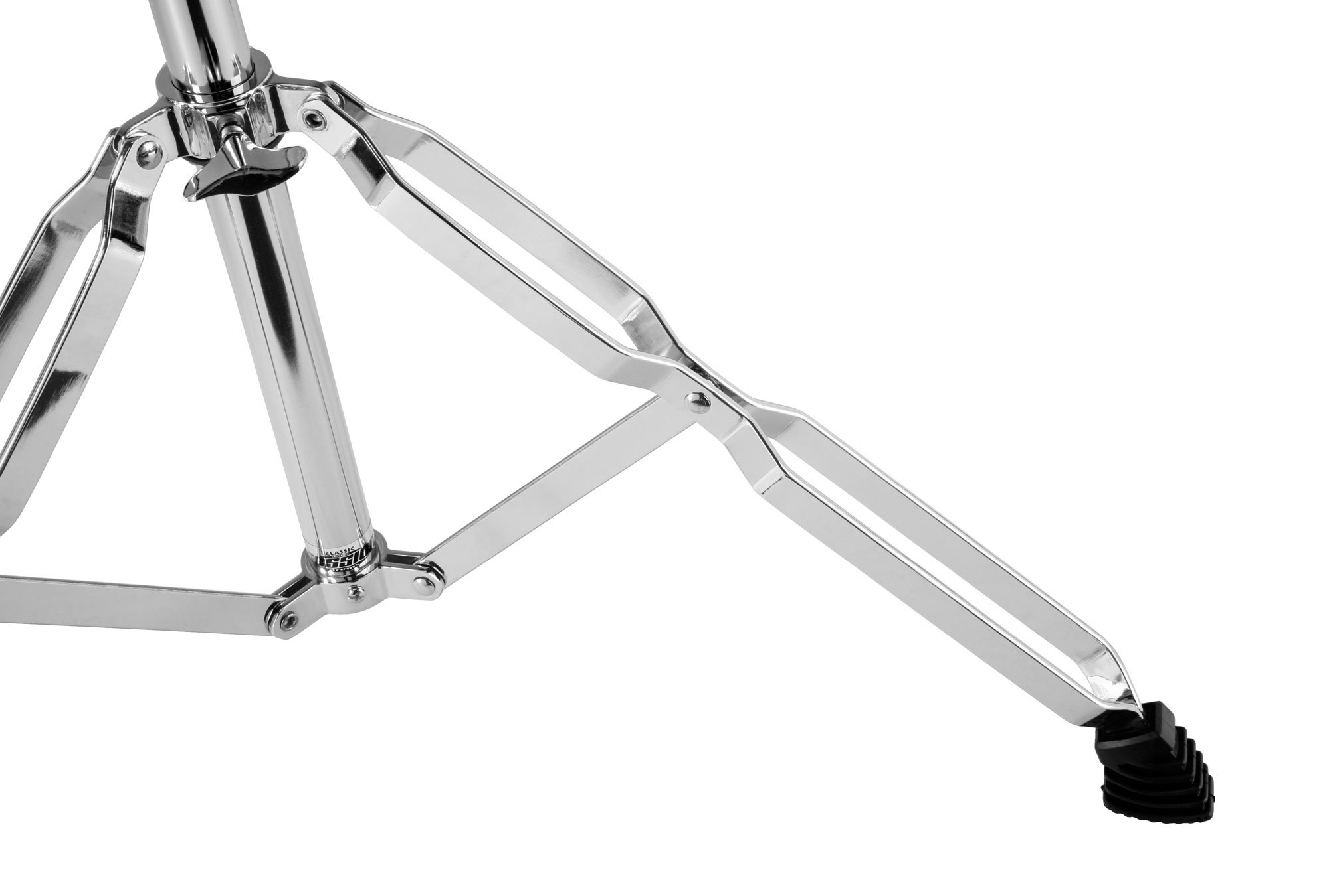 XDrum Soporte Para Platillos Pro, Ajustable en altura de aprox. 60 a 120 cm | Sistema Memory Lock, Doble refuerzo, Tornillos de mariposa ergonómicos, Entrega sin platillos, ¡Soporte Para Platillos Recto