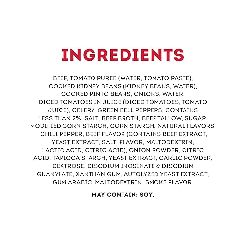 Miniatura 3 de Wendy's Chile con frijoles, chile enlatado, 15 oz.