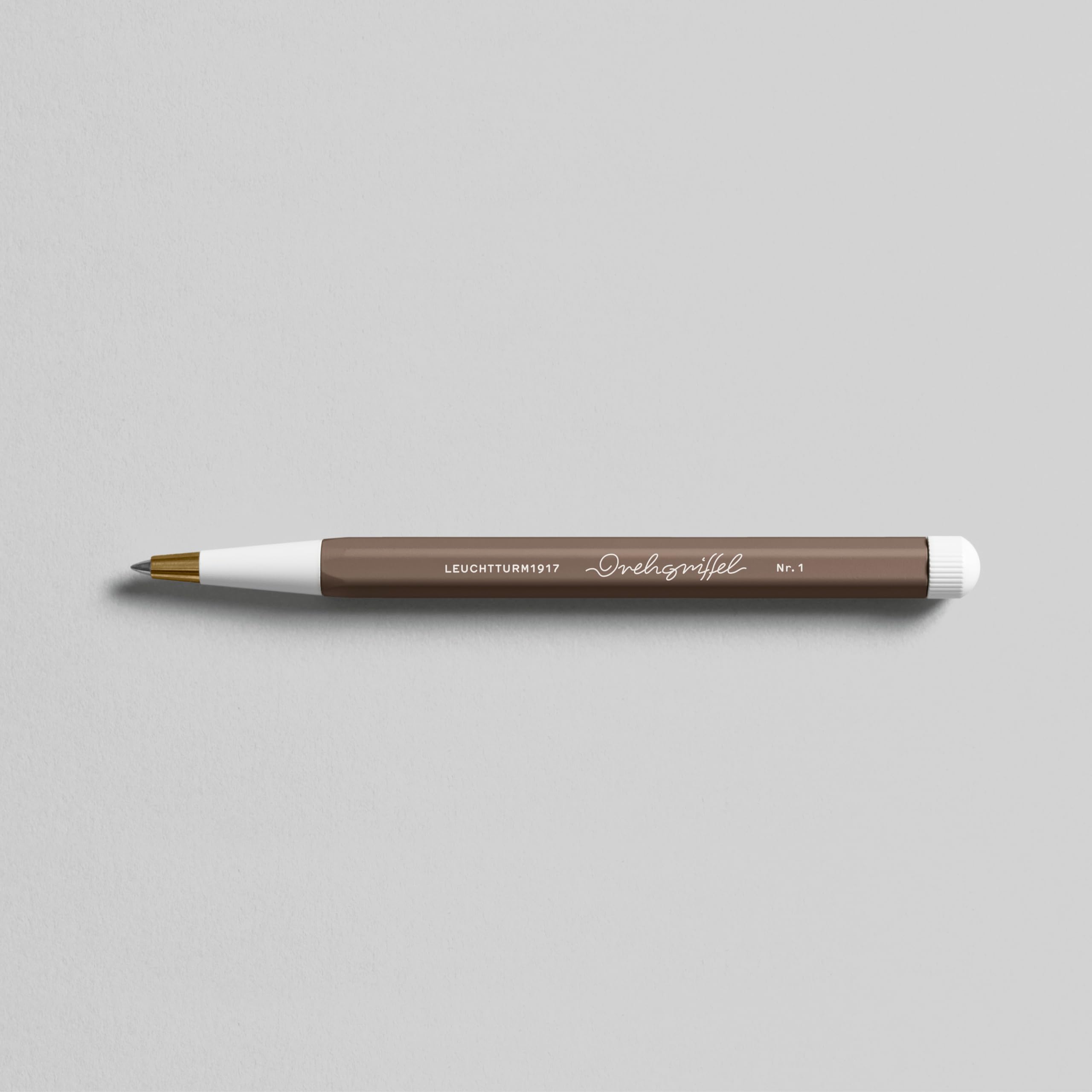 LEUCHTTURM1917 364165 Drehgriffel Nr. 1, warm earth - Gelpen with black ink โ image 1