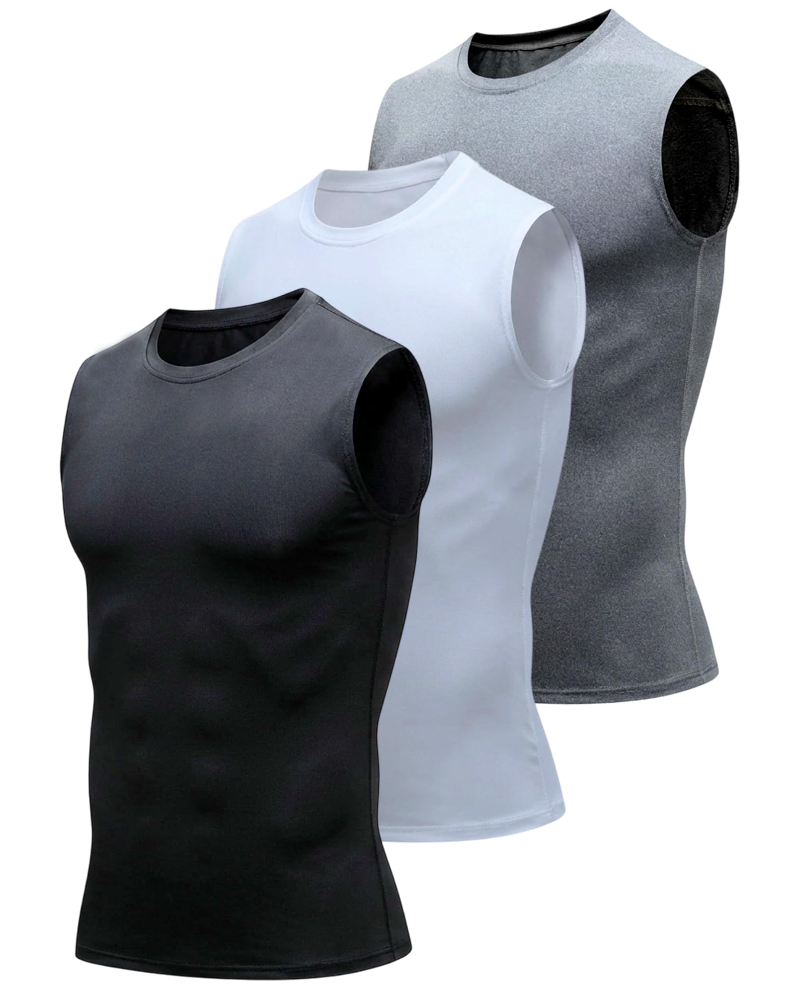 Mens Tank Tops,Running Dry Fit Gym Shirt, Sleeveless Muscle Workout Shirts