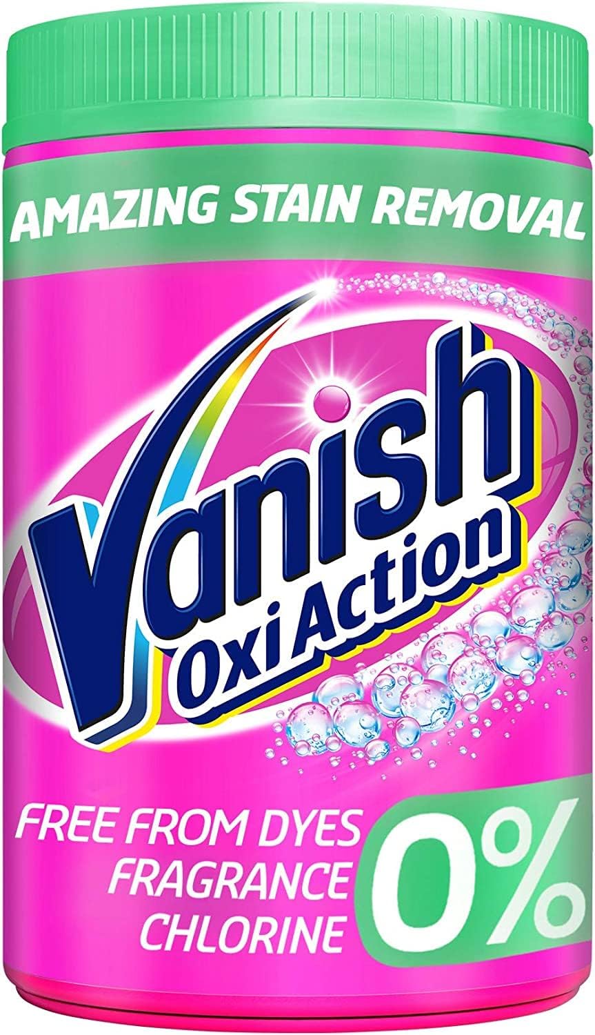 Fabric Stain Remover, Platinum Oxi Action Powder Crystal Whites, 1.41 kg