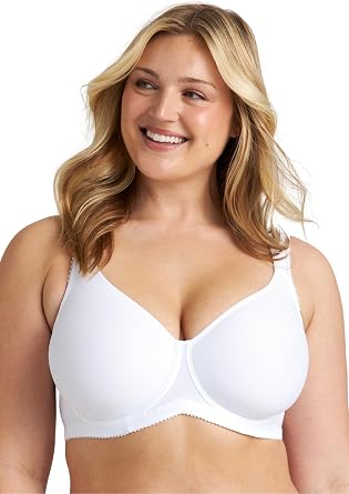 Miss Mary of Sweden Stay Fresh Tshirt Bra for Women Seamless Underwire, Full Coverage, Supportive and Comfortable Fit
