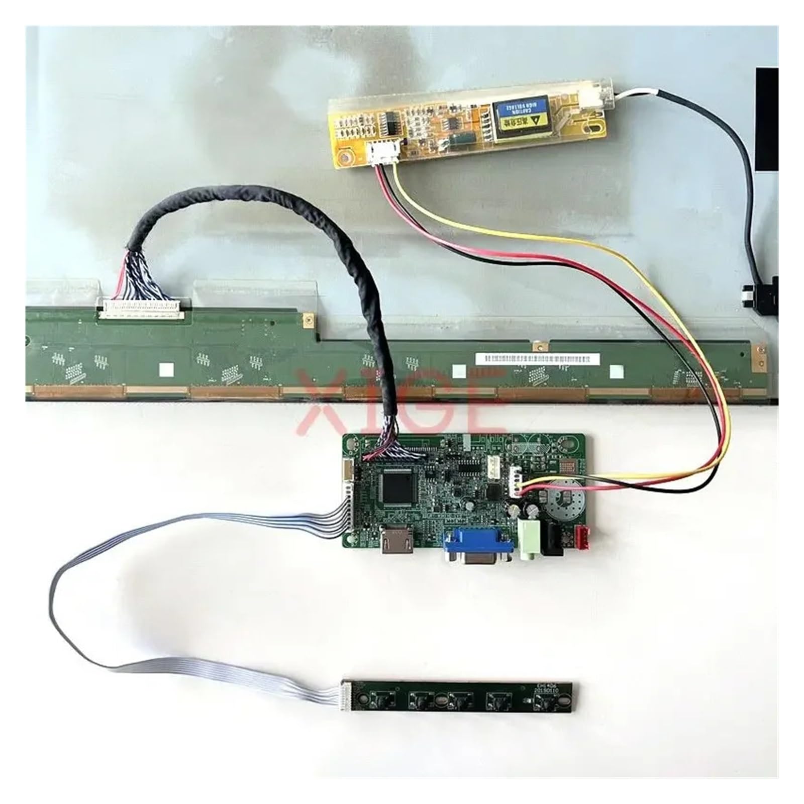 For IASX12N ITSX95 N150P2 N150P3 Matrix Driver Controller Board 30-Pin LVDS 1CCFL Monitor LCD HDMI-Compatibile VGA 1400 * 1050 Kit Di Accessori(For IASX12N)