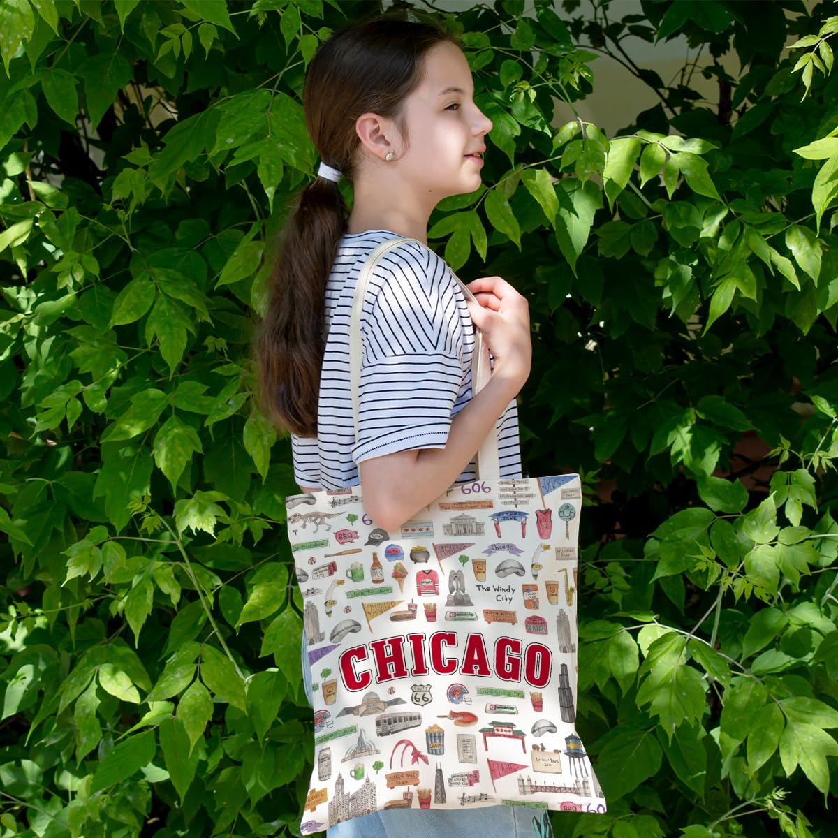 New York Paris Chicago Nashville Italy Los Angeles Las Vegas Lover Gifts Tote Bag Beach Bag Travel Gift - Image 2