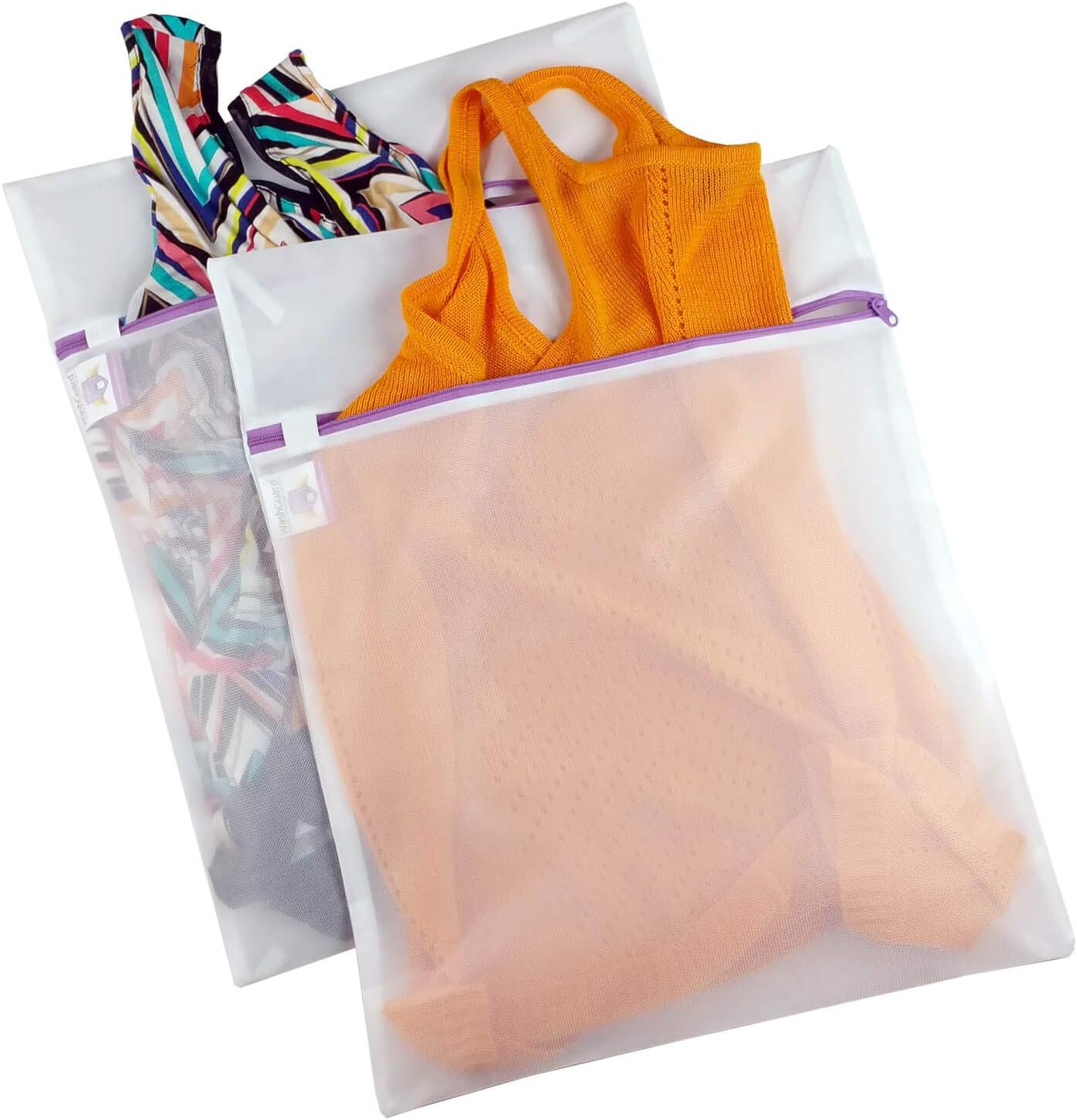 2-Pack WashGuard Medium Mesh Laundry Bags - Enhanced Fabric Care - Dual Protection - Sustainable Washing - USA-Based Brand