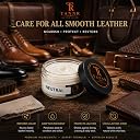 TANNR Neutral Leather Shoe Cream Polish | Premium Leather Care Cream for Shoes, Bags, Jackets, Wallets & Furniture | Restores Shine, Conditions Leather & Prevents Cracking | Neutral, 50g gallery image