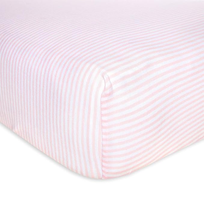Burt's Bees Baby Fitted Crib Sheet, Girls & Unisex 100