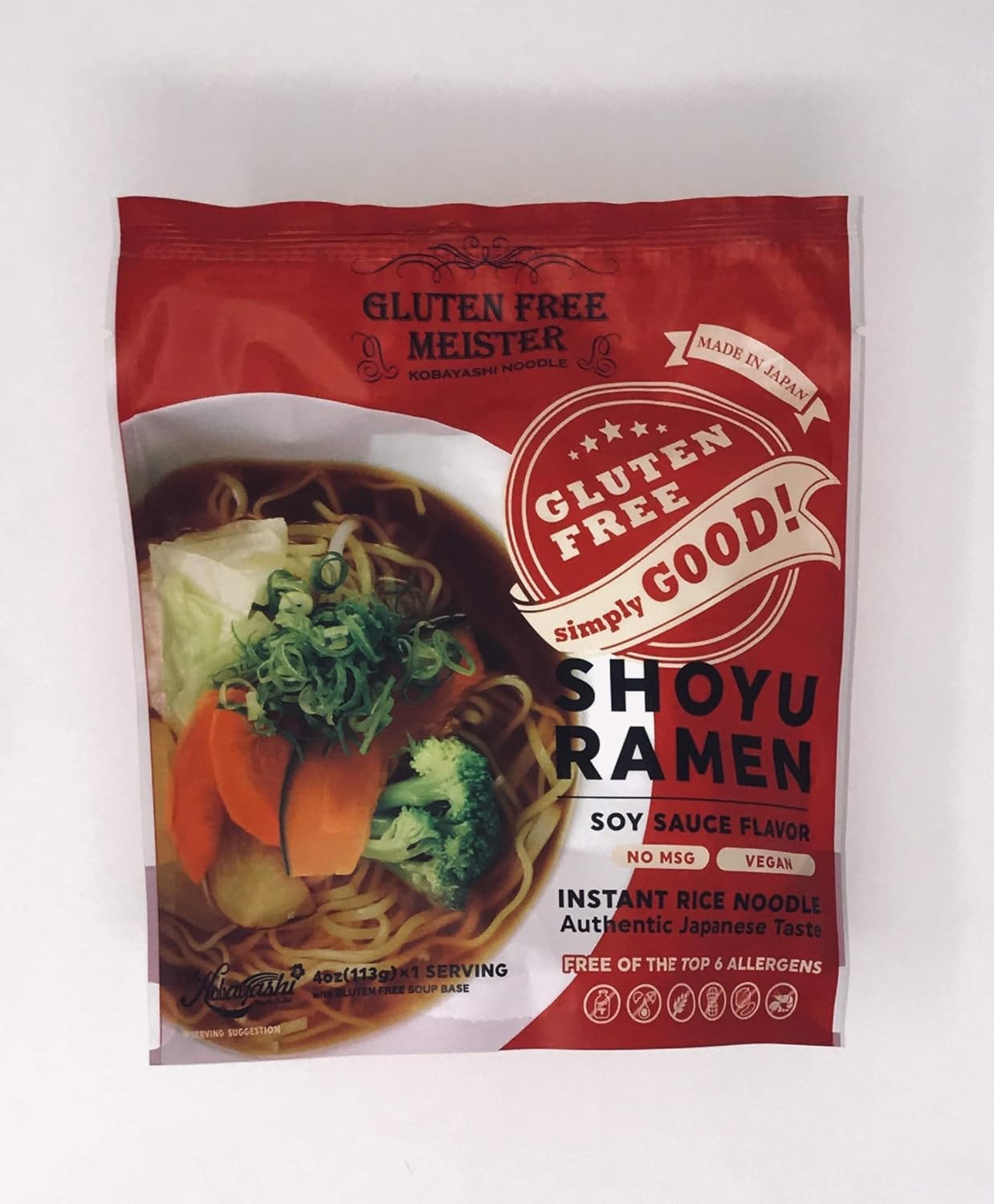最も グルテンフリー マイヌードル 無添加ラーメン 128g 24入 Fucoa Cl