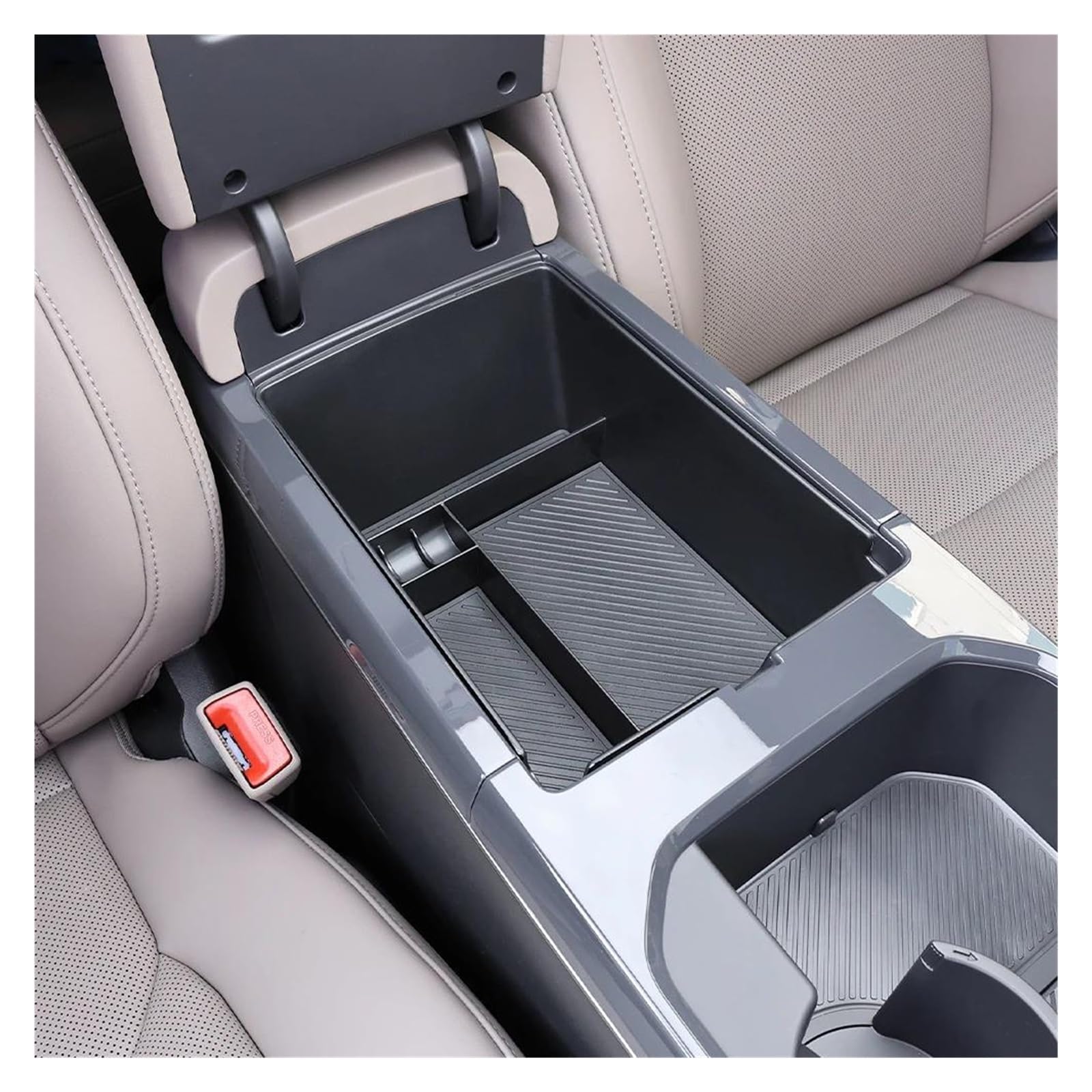 Mittelkonsole Aufbewahrungsbox Für Kia Für EV5 Auto Tuning Spezielle Zentrum Speicher Box Konsole Armlehne Organizer Wasser Tasse Doppel Schicht Organizer Ablagen(2)