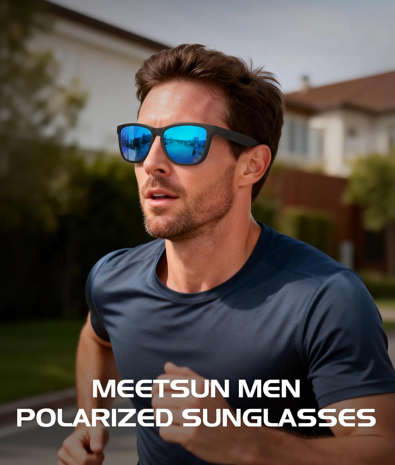 MEETSUN Polarized Sunglasses for Men,Sun Glasses with UV Protection for Driving Fishing