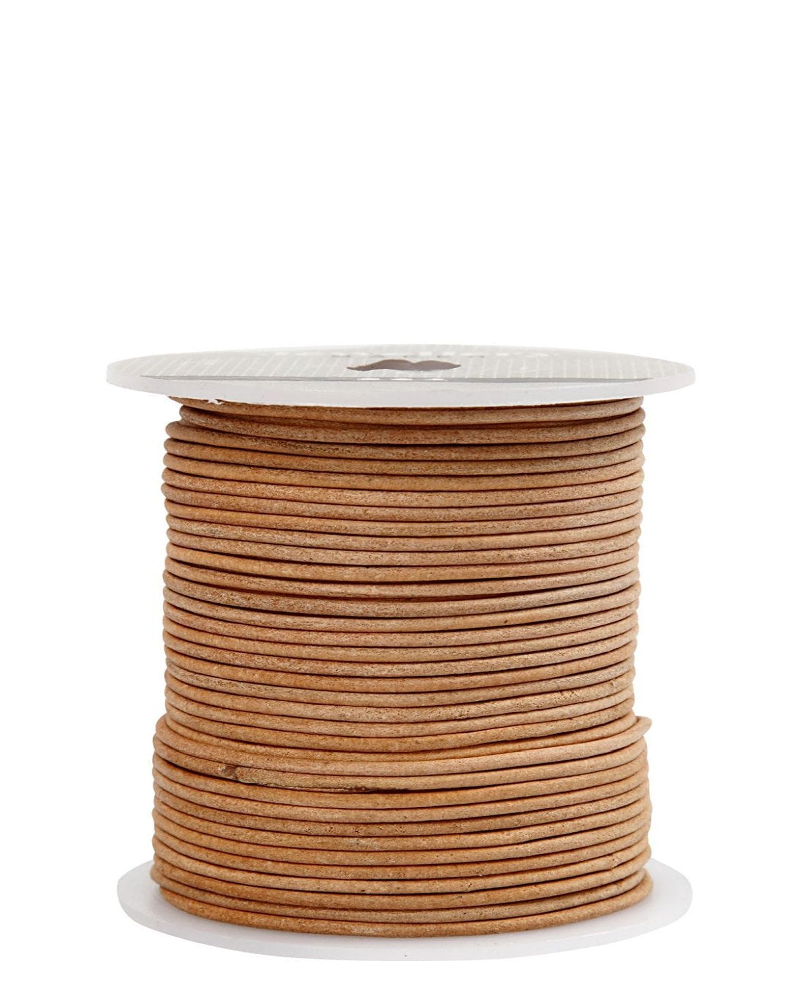 Cordon en cuir véritable naturel 1mm Hemptique pour bijoux artisanaux
