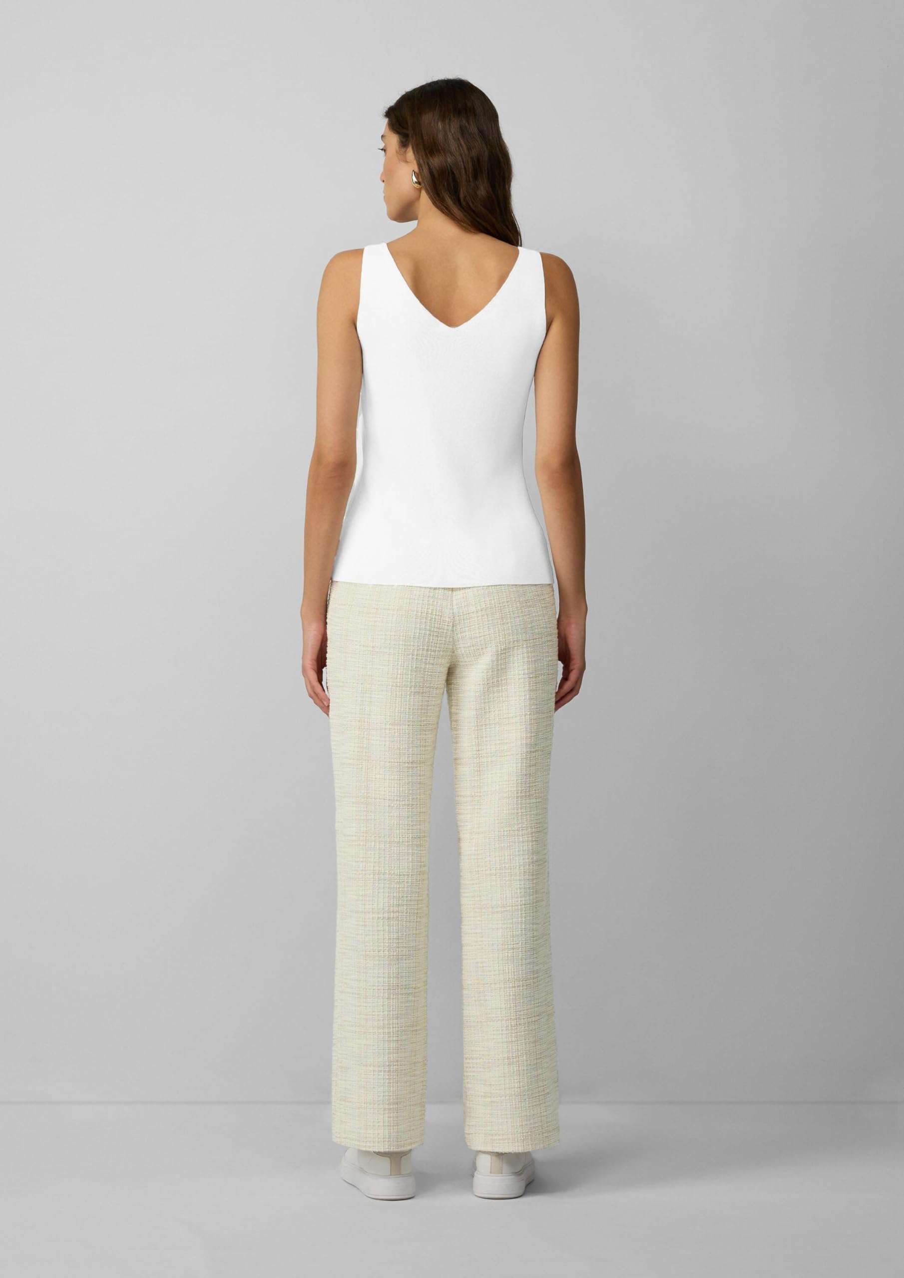 s.Oliver Schwarz Label Strickpullunder