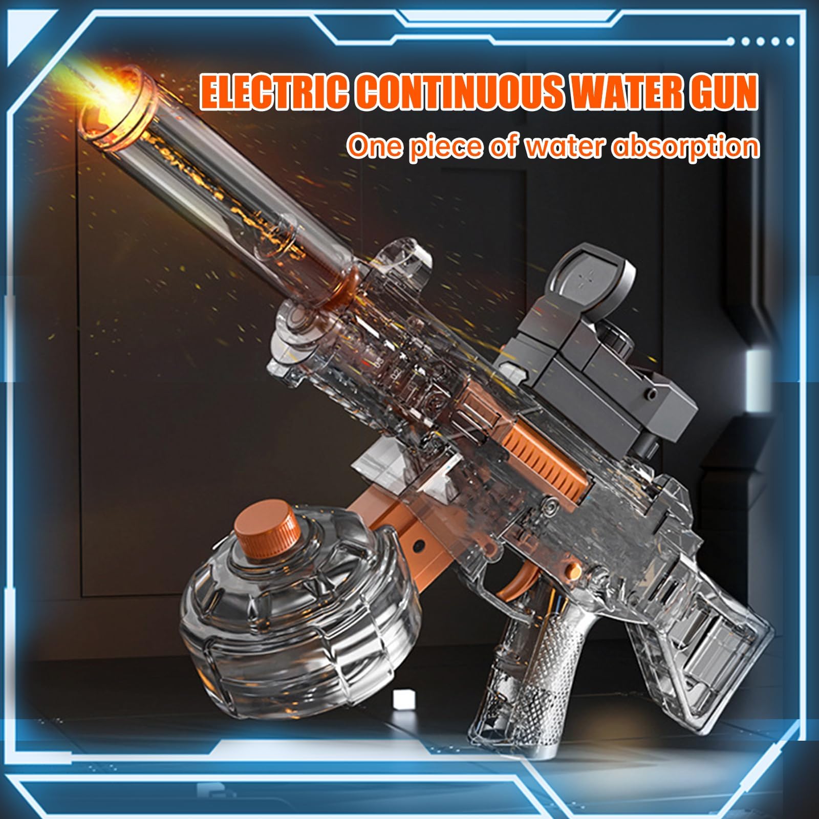Electric Water Gun, 2026 New Automatic Water Gun, 26FT Super Powerful Pistol, Large Capacity Water Squirt Guns - Image 2