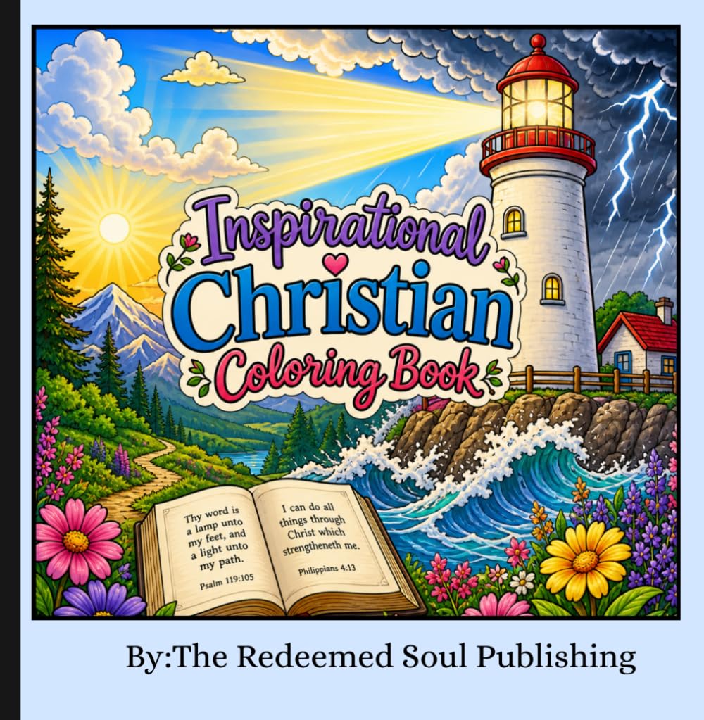 Inspirational Christian Coloring Book: Encouraging Hearts Through Faith-Filled Art