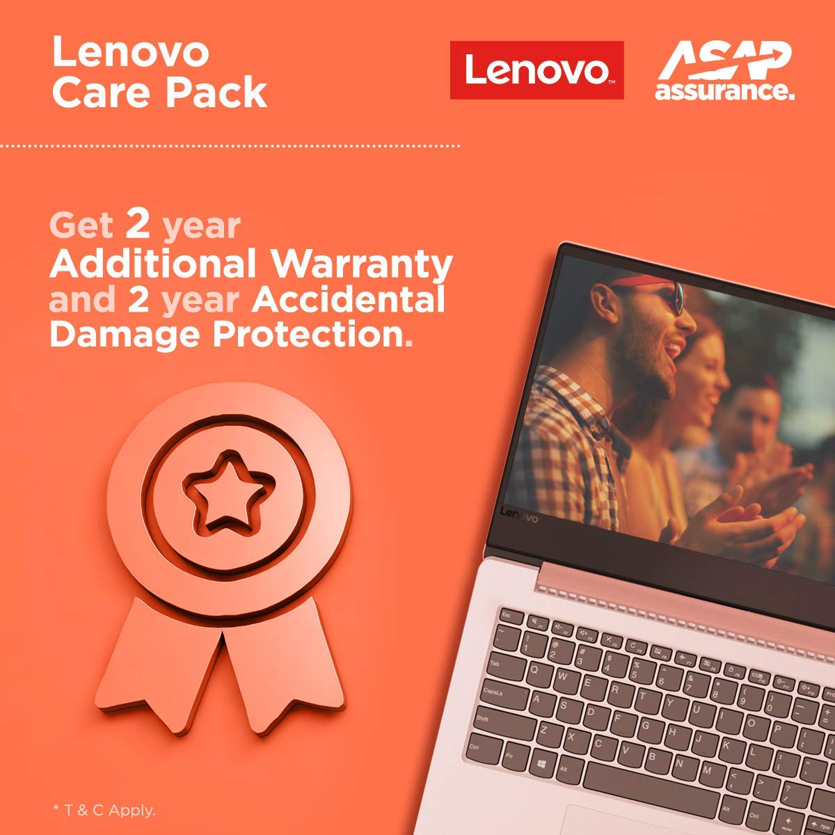 Lenovo Authorized 2 Year ADP & 2 Year Extended Warranty Pack with