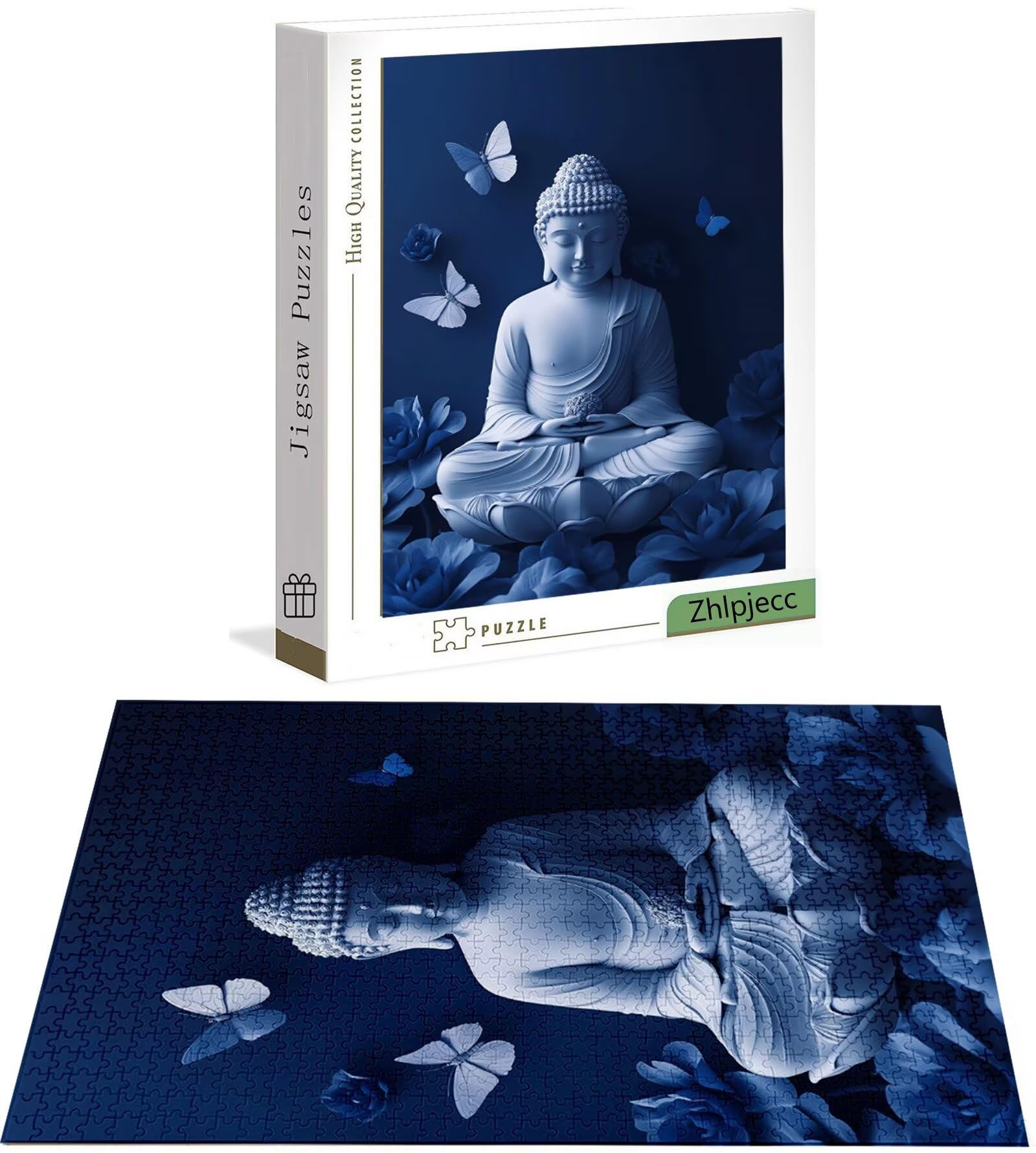 Puzzle 5000 sztuk dla dorosłych, Zen Puzzle z wykwintnym pudełkiem do pakowania, 5000 sztuk Trudne puzzle dla dorosłych, puzzle motyl dla całej rodziny, kobiet i mężczyzn Gift H-7087