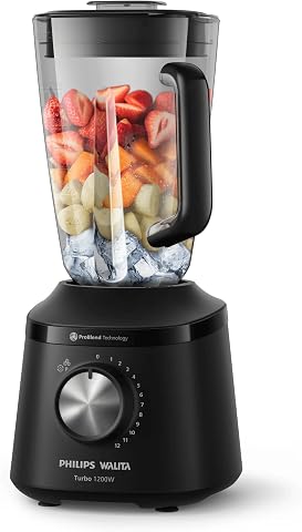 Philips Walita Liquidificador Série 3000 Turbo 1200W, Preto, 220V