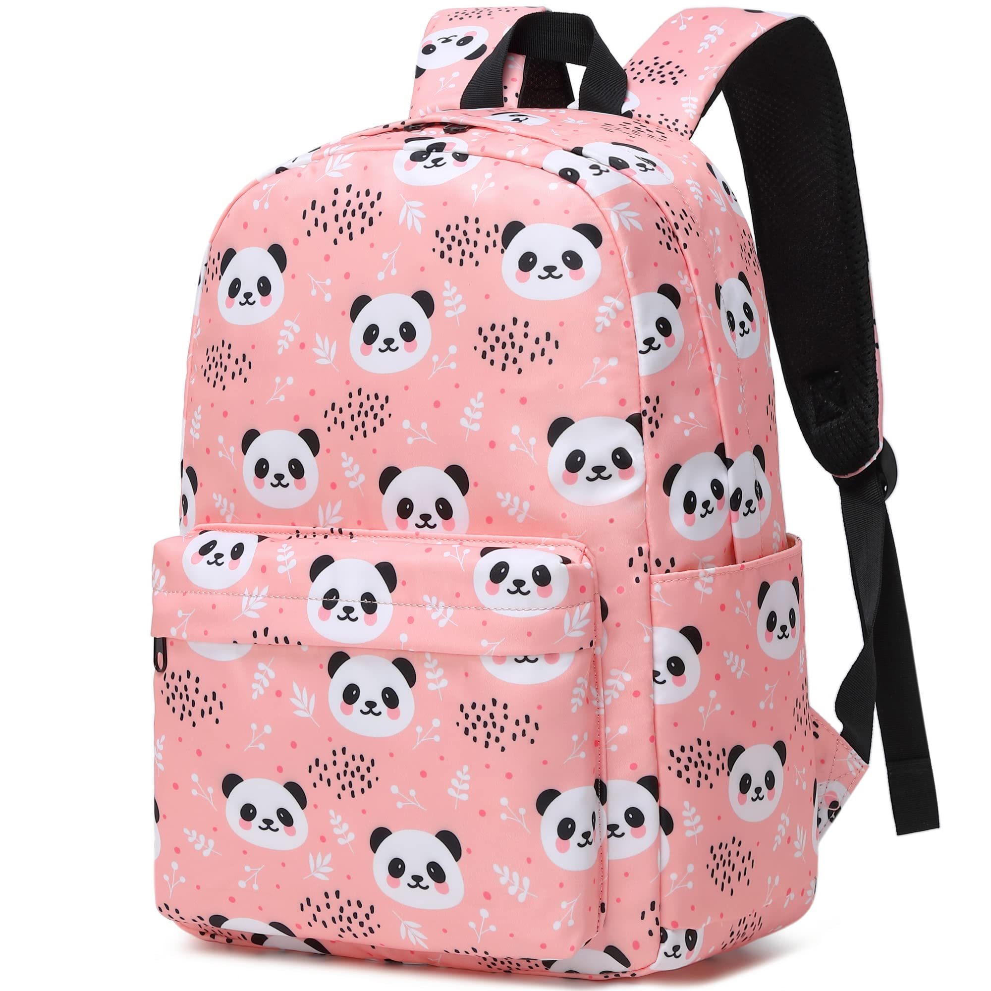 Kouxunt Panda School Backpack for Girls Womens, School Bags Collge Bookbags Laptop Backpacks for Kids Teens Adults