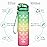 Enerbone 32 oz Water Bottle, Leakproof BPA & Toxic Free, Motivational Water Bottle with Times to Drink and Straw, Fitness Sports Water Bottle with Strap for Office, Gym, Outdoor Sports