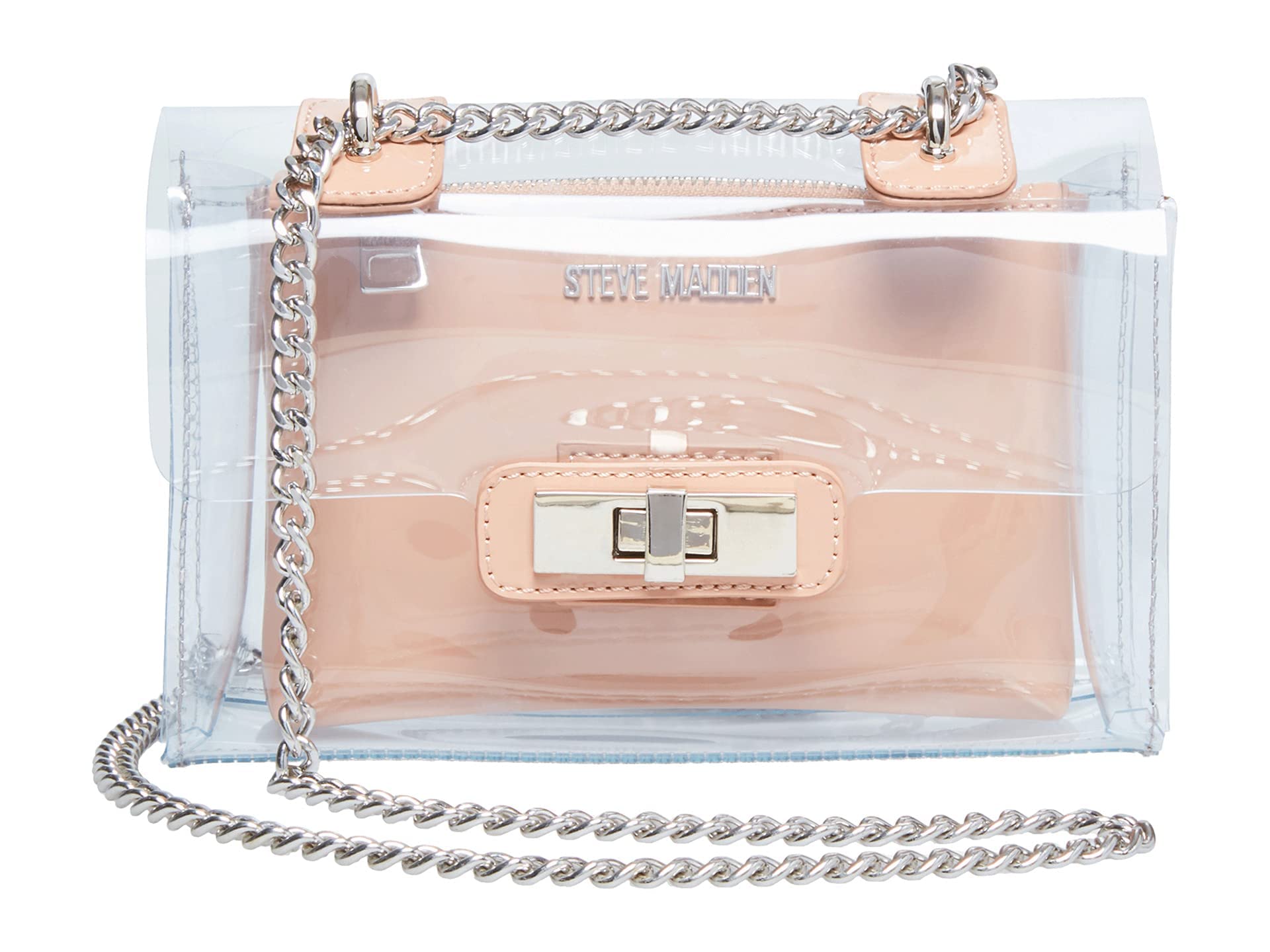 Steve Madden Clutch Crossbody, Clear