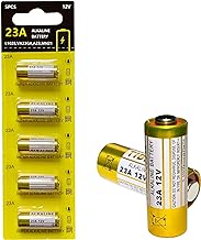 23A 12 Volt Battery A23 Battery- Long Lasting 23A 12V Batteries for Doorbells and Remote Control Unit (5 Pack)