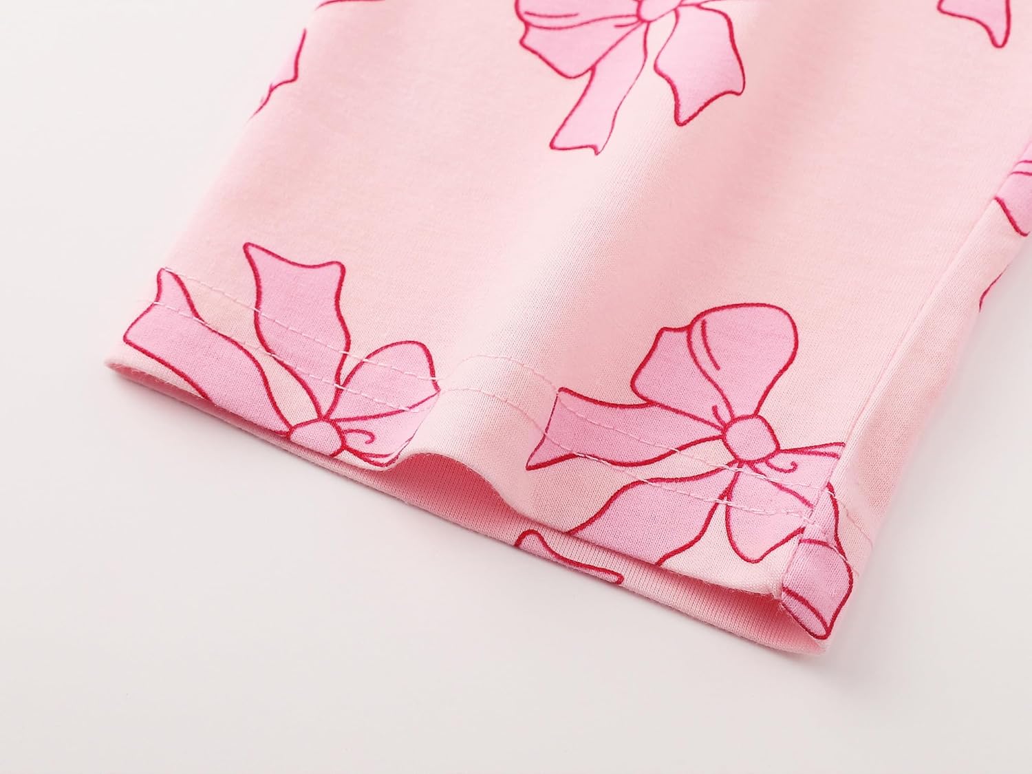 Beezizac Pajamas for Girls 2-Piece Marble/Checker/Cat/Panda Print Long Sleeves Shirt & Pants PJ Set Jammies Size 4T-18 - Image 6