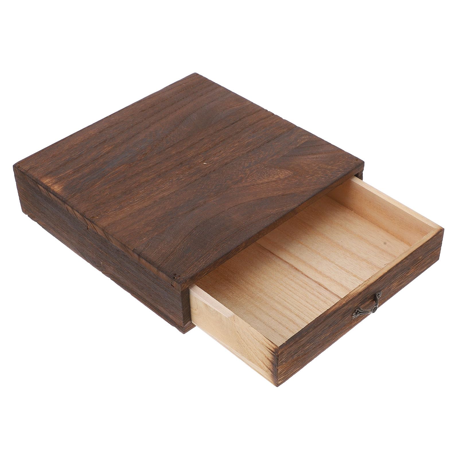 Boîte de rangement en bois PLAFOPE tiroir vintage pour bijoux et coiffeuse