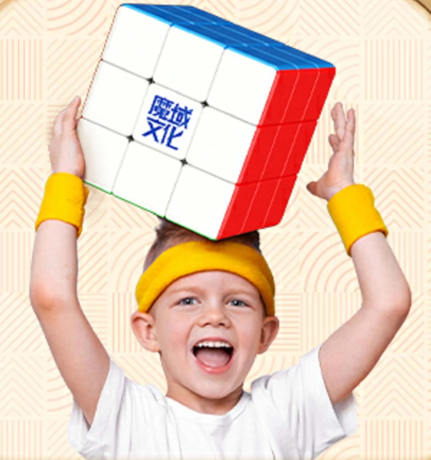 Giant Magic Cube, Moyu 18CM Big 3x3 Speed Cube Color-Matching 3D Sensory Puzzle Box Super Large Birthday Christmas Stocking Stuffers Gift for Kids Adults Fidget Toy Brain Teasers Cubing Classroom Toy