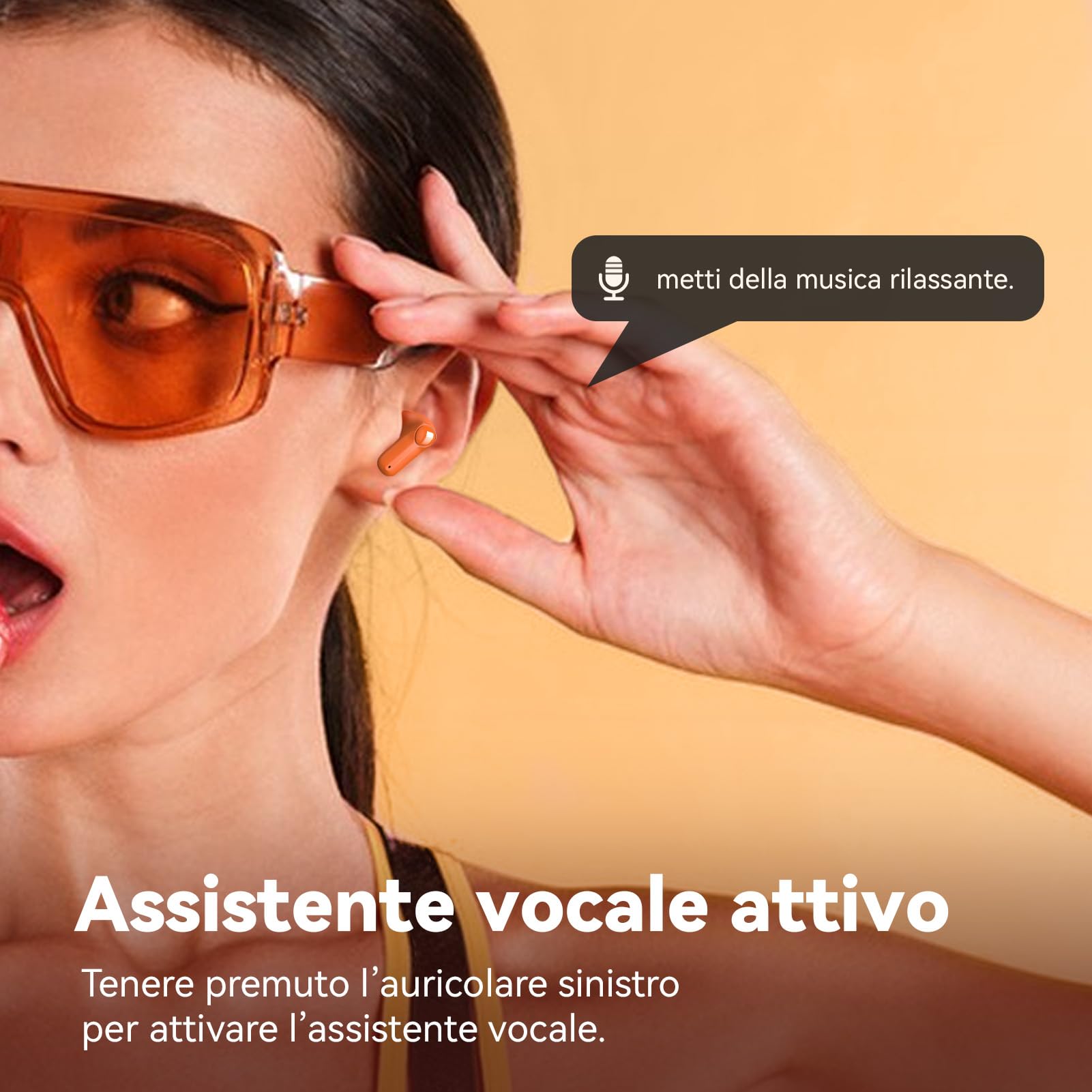 ANCwear Auricolari Bluetooth 5.4 In-Ear con Custodia a Forma di Borsetta | 30 ore con la custodia e solo 3,5 g per auricolare, con adesivi fai da te: idea regalo per ragazze, adolescenti e donne