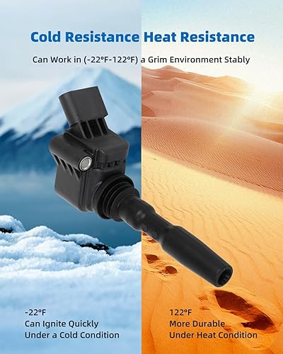 Vista 1763 de ECCPP Bobinas de encendido portátiles de repuesto para automóvil compatibles con Infiniti I30/para Nissan Maxima 3.0L V6 2000-2001 Reemplazo