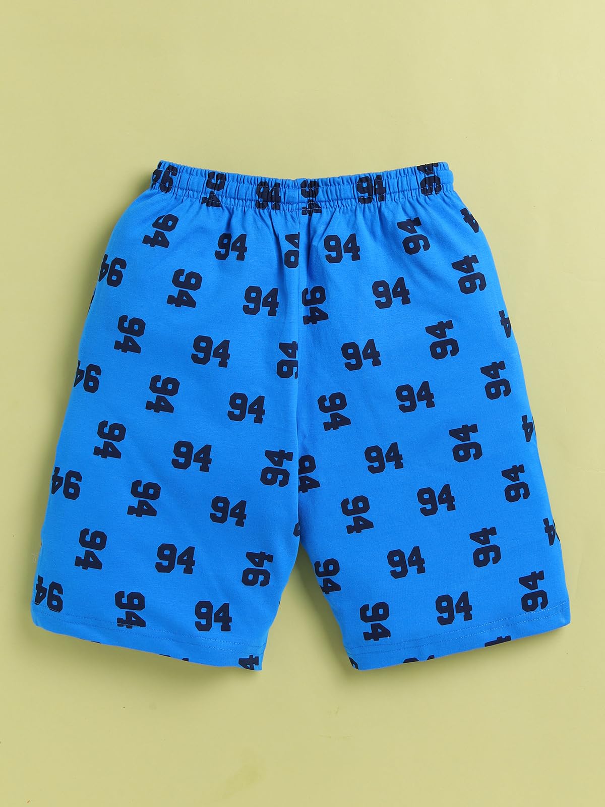 Bumchums Set di maglietta e pantaloni senza maniche per ragazzi, senza maniche, con scollo rotondo, set di abbigliamento casual, alla moda e carino, stampato