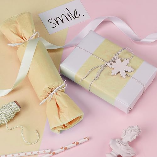 Miniatura 5 de RUSPEPA Papel de seda para envolver regalos, papel de seda para envoltura de regalo, manualidades de arte, bricolaje, bolsas de paquete, cumpleaños,