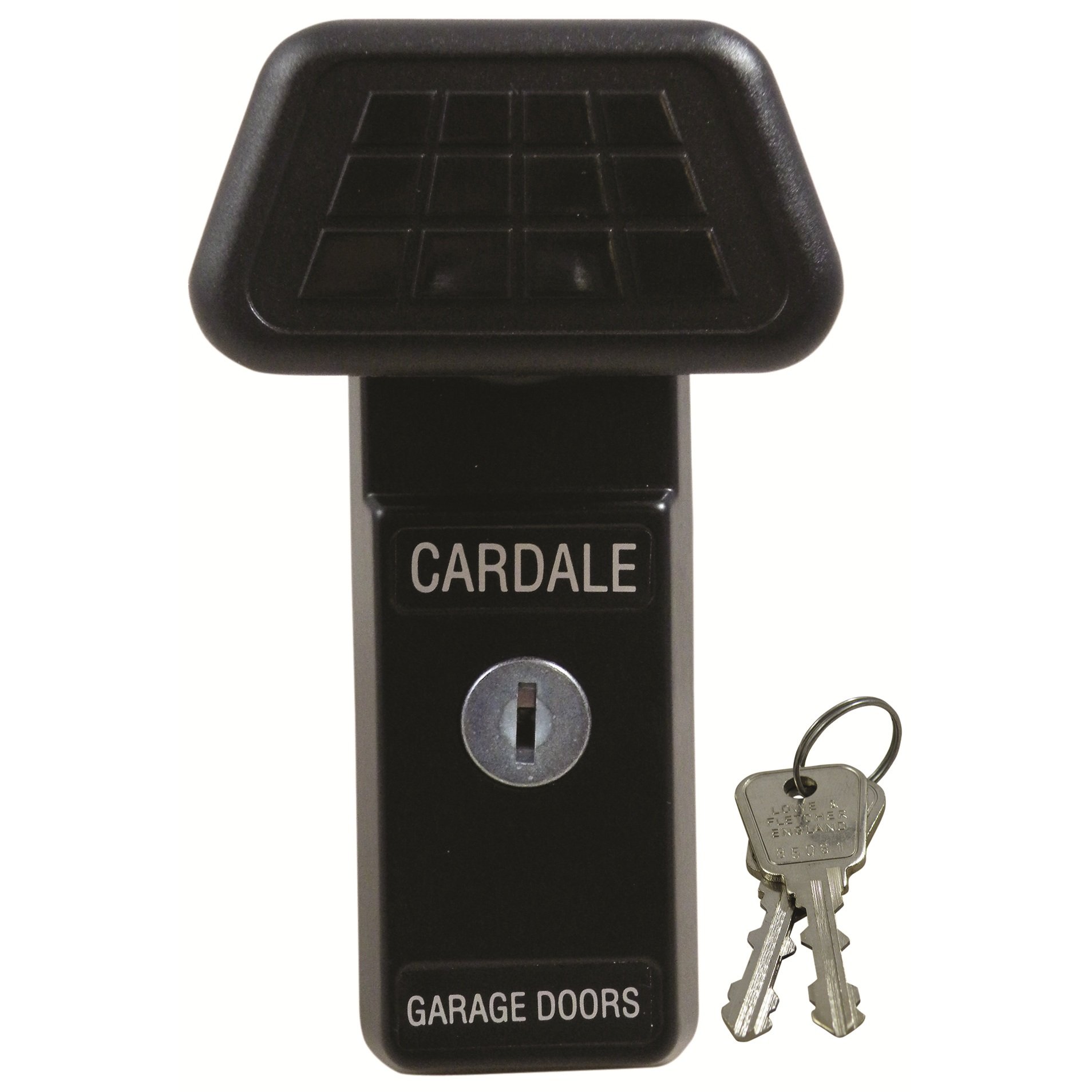 Cardale Black Euro Cylinder Garage Handle