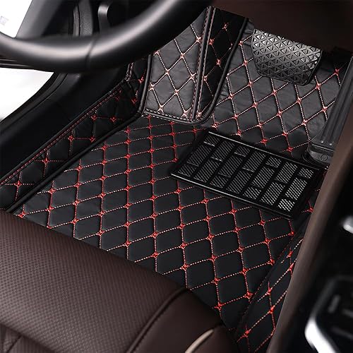 Alfombrillas de cuero para GLS 450 2017-2024, tapete de cuero duradero, accesorios para el interior del automóvil impermeables y antideslizantes
