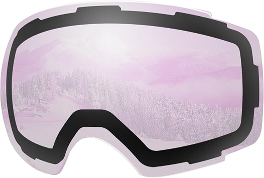 OutdoorMaster PRO Ski Goggle Replacement Lens, VLT Options for All Weather