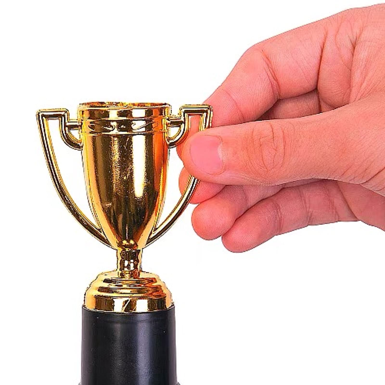 BESTonZON 2 Pièces Trophée Plastique Doré Mini Trophées